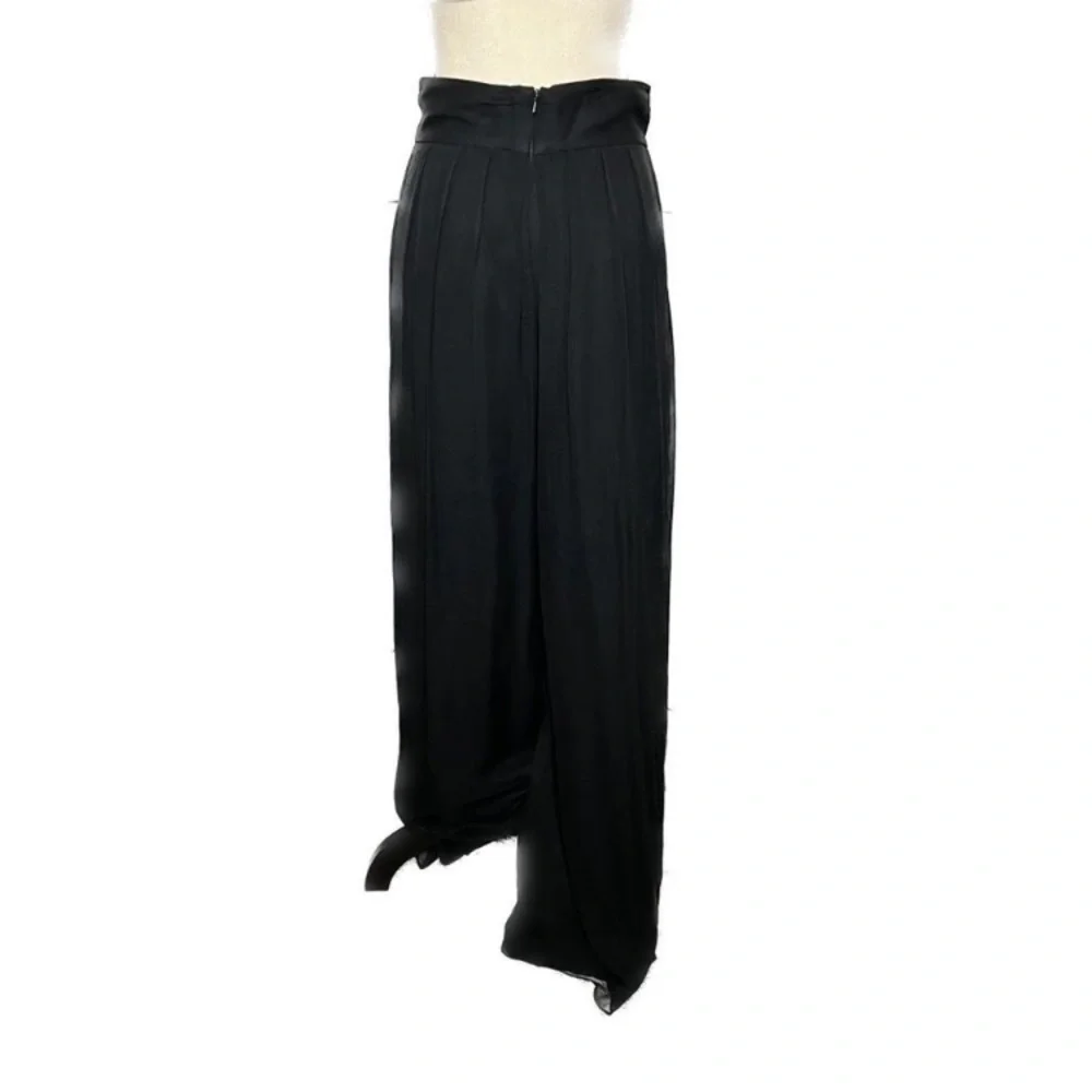 Carmen Marc Valvo Wide Leg High waisted dress Pants EUC - Picture 3 of 10